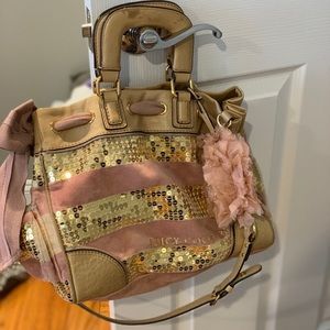 Juicy couture velour bag